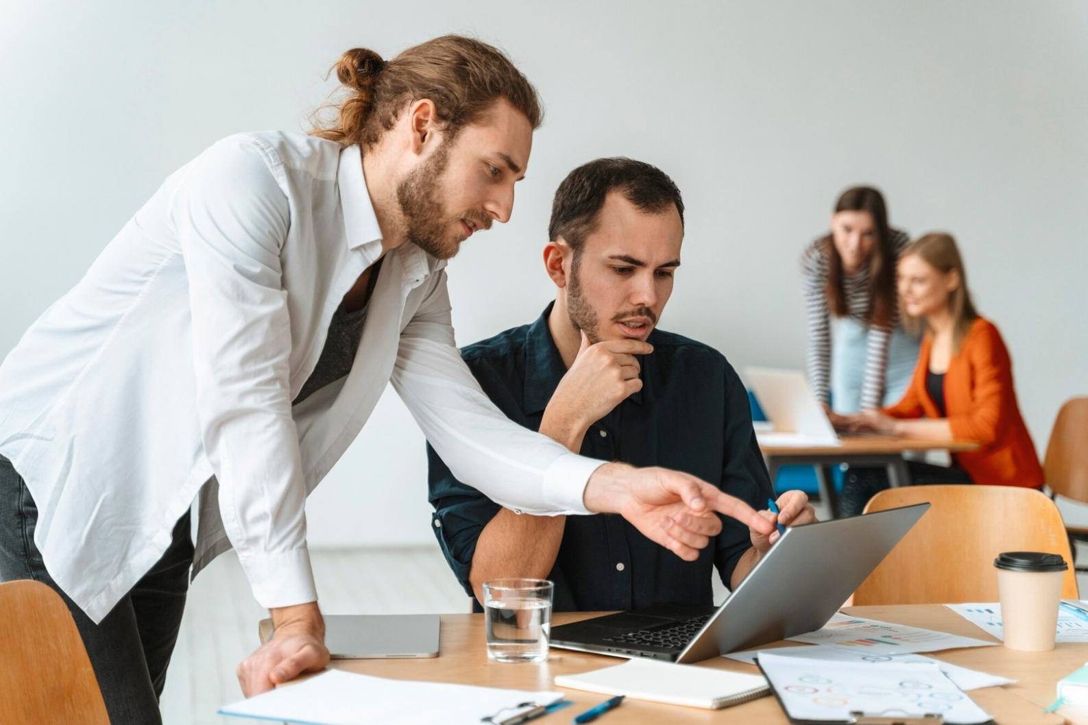 Professional financial consultation and analysis tools in action